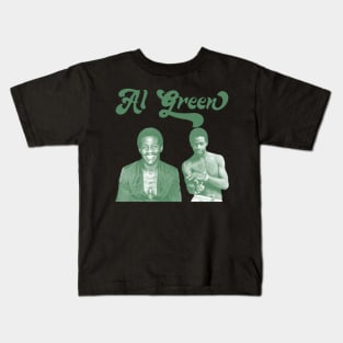 Al Green Retro 70s Style Fan Art Design Kids T-Shirt